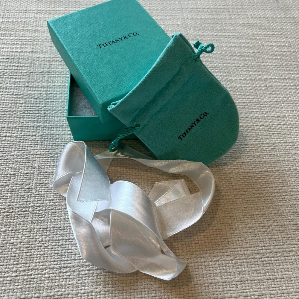 Tiffany & Co. Gift Box, Pouch, & Ribbon - Picture 2 of 5